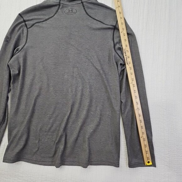 Under Armour Hoodie Men's M Grey Heatgear Threadborne Athleticwear EUC LN LS - Picture 12 of 12